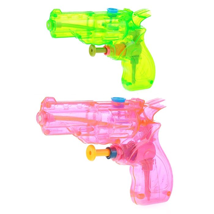 картинка Пистолет водный, 10,5*7,5 см, пластик, ассорти, в пакете, 2020-7 от магазина Альфанит в Кунгуре