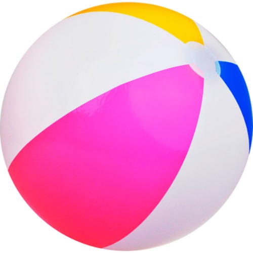картинка Мяч пляжный, 61 см, "Цветной", Intex, 59030NP от магазина Альфанит в Кунгуре