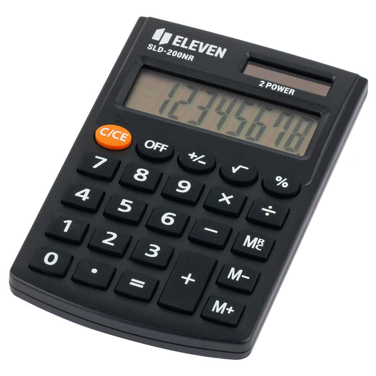 картинка Калькулятор настольный, 8 разрядов, 6*9*1 см, двойное питание, черный, "SDC444XRGNE", Eleven от магазина Альфанит в Кунгуре
