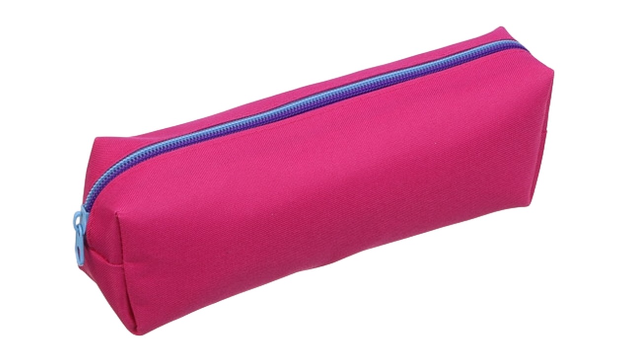 картинка Пенал-косметичка 1 отделение, 20*6,5*4,5 см, ПВХ, розовый, прямоугольный, 238-024/03 от магазина Альфанит в Кунгуре