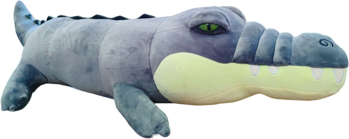 картинка Игрушка мягкая, 100 см, серый, "Крокодил", 80803-5, 80803-2/1 от магазина Альфанит в Кунгуре