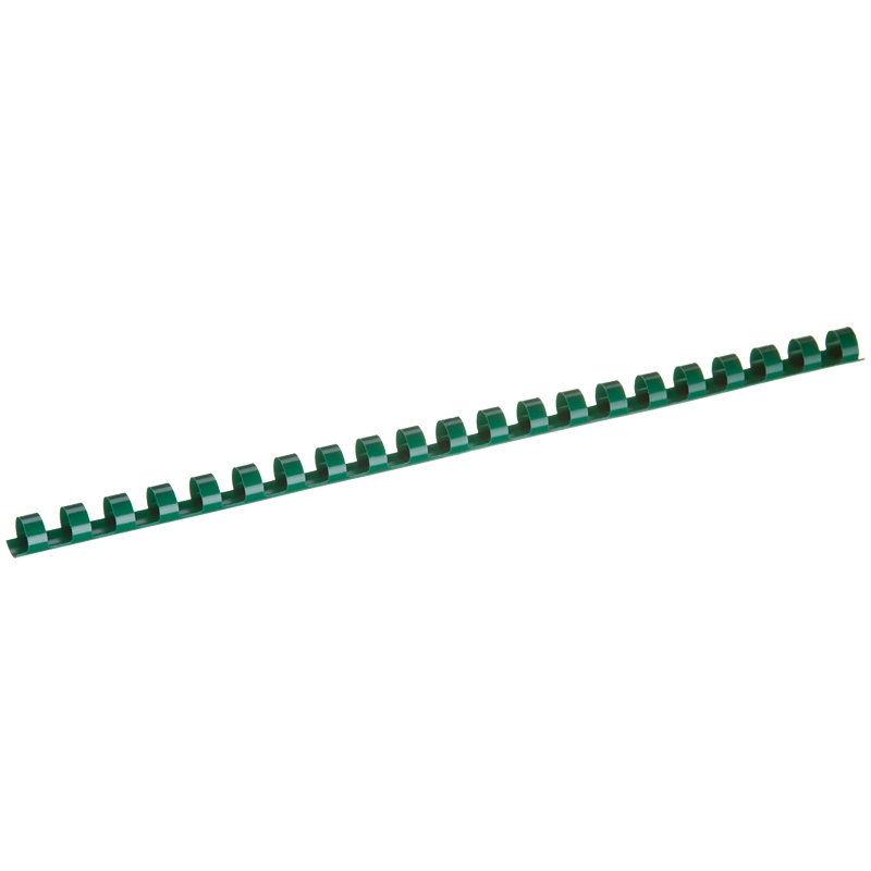 картинка Пружины для переплета 100 шт, 12 мм, пластик, зеленый, OfficeSpace, PC8840 от магазина Альфанит в Кунгуре