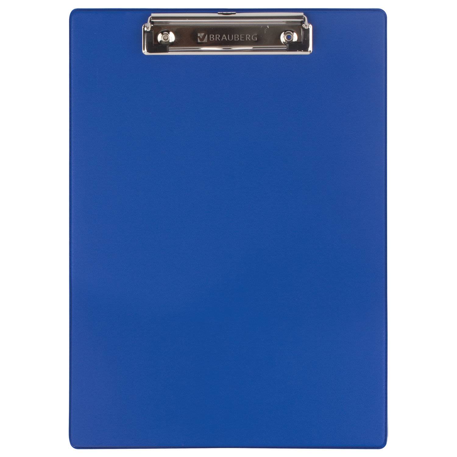 картинка Доска-планшет с верхним прижимом, А4, картон, синий, "NUMBER ONE", BRAUBERG, 232217 от магазина Альфанит в Кунгуре