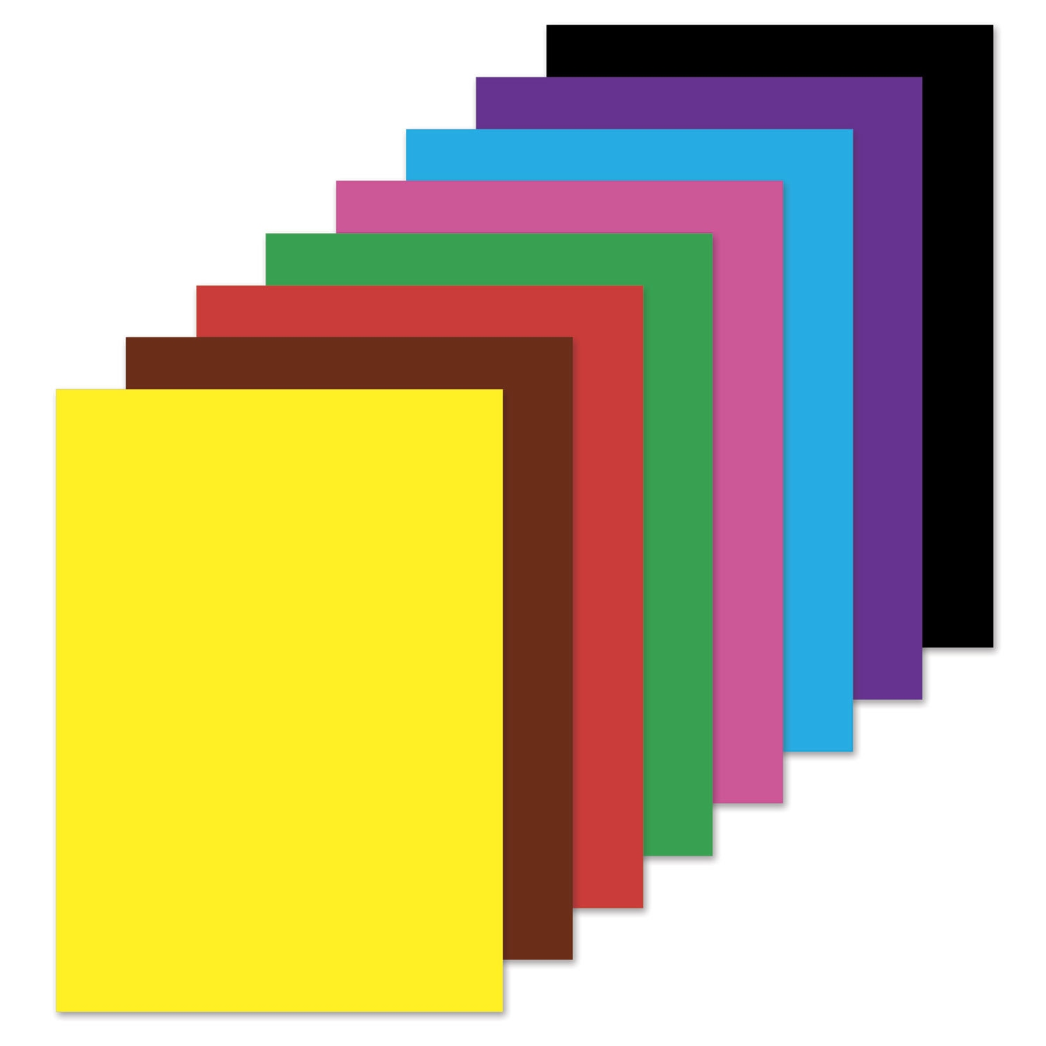 картинка Бумага цветная двусторонняя, А4, 16 л, 8 цв, офсетная, "Кораблик", BRAUBERG, 129925 от магазина Альфанит в Кунгуре
