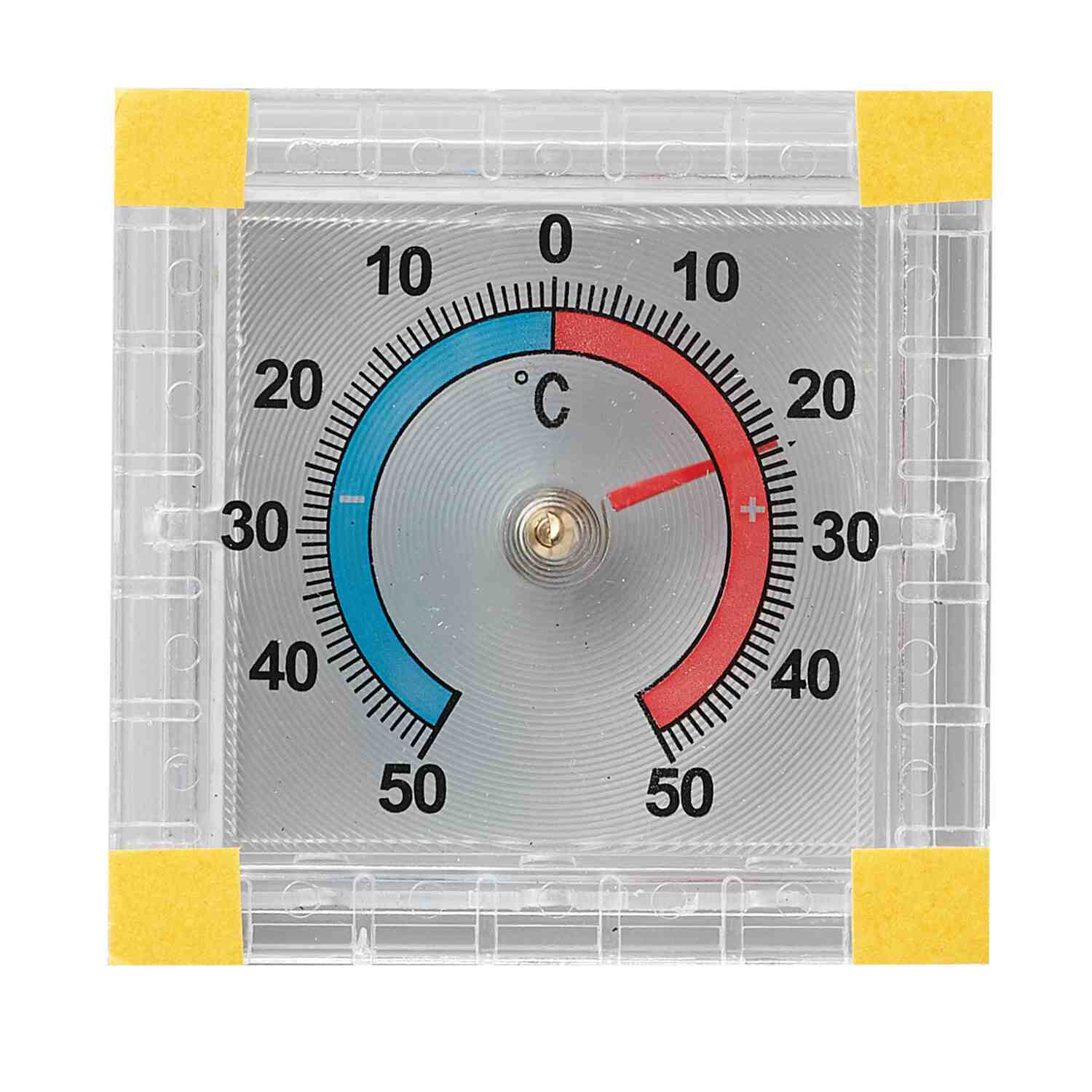 картинка Термометр оконный, биметаллический, крепление на липучку, диапазон от -50 до +50°C, ТББ от магазина Альфанит в Кунгуре
