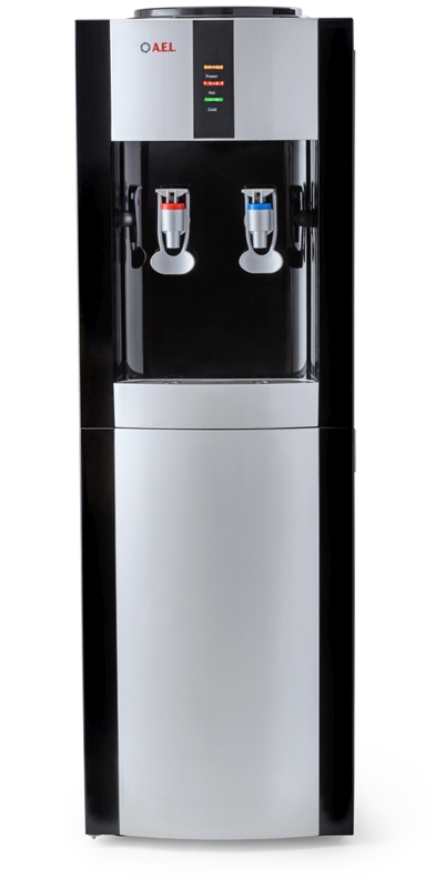 картинка Кулер для воды, напольный, 10 л, серебристый/черный, нагрев/охлаждение, "LD-AEL-47c", AEL, 307 от магазина Альфанит в Кунгуре