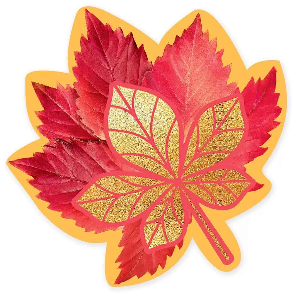 картинка Декор для праздника, "Осенний лист", Праздник, 01416, Код 150 от магазина Альфанит в Кунгуре