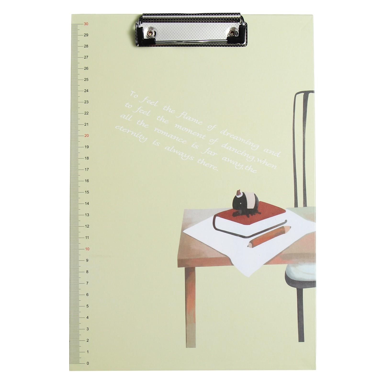 картинка Доска-планшет с верхним прижимом, А4, картон, "Уют", Calligrata, 10070898 от магазина Альфанит в Кунгуре