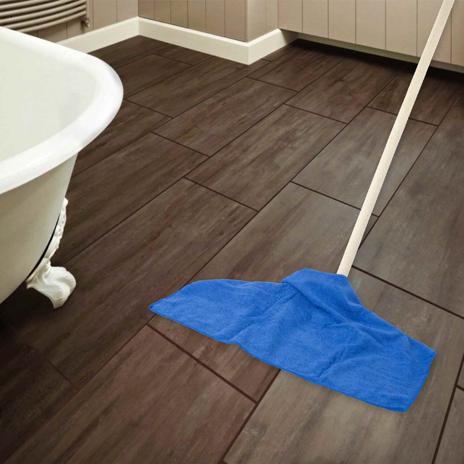 картинка Тряпка для пола, 70*80 см, микрофибра, "Ultrasonic Indigo Colour", LAIMA, 608220 от магазина Альфанит в Кунгуре