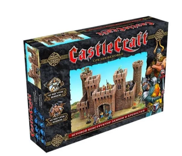 картинка Модель для сборки, более 100 деталей, "Средневековье. Крепость", Castlecraft, 0298 от магазина Альфанит в Кунгуре