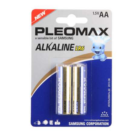 картинка Батарейки АА, 2*BI, Pleomax, PLEOLR62BL от магазина Альфанит в Кунгуре