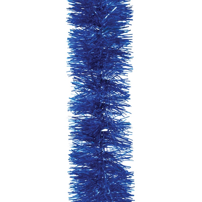 картинка Мишура, 2 м, ворс  5 см, синий, "Праздничная", Пластиндустрия, М1004 от магазина Альфанит в Кунгуре