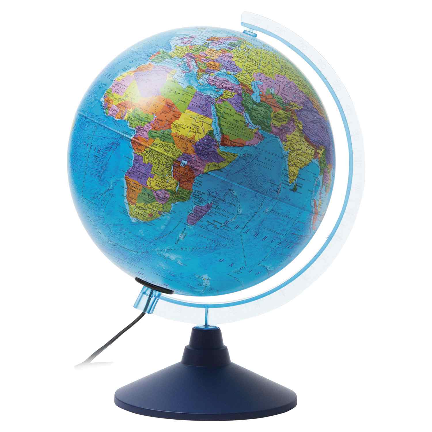 картинка Глобус политический, 25 см, с подсветкой, на подставке, "Классик Евро", Globen, Ке012500190 от магазина Альфанит в Кунгуре