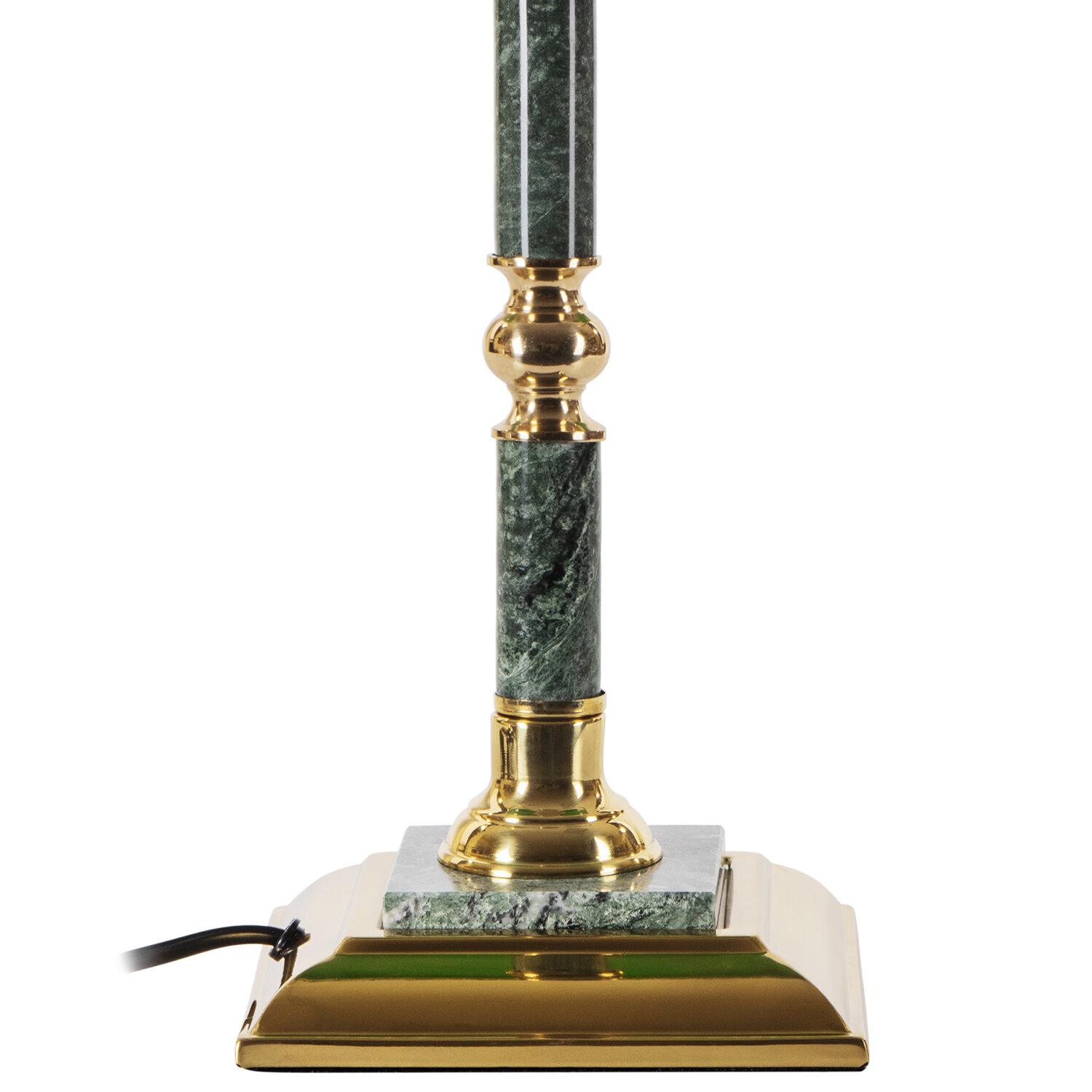 картинка Светильник настольный, 60 Вт, мрамор, зеленый, GALANT, 231197 от магазина Альфанит в Кунгуре