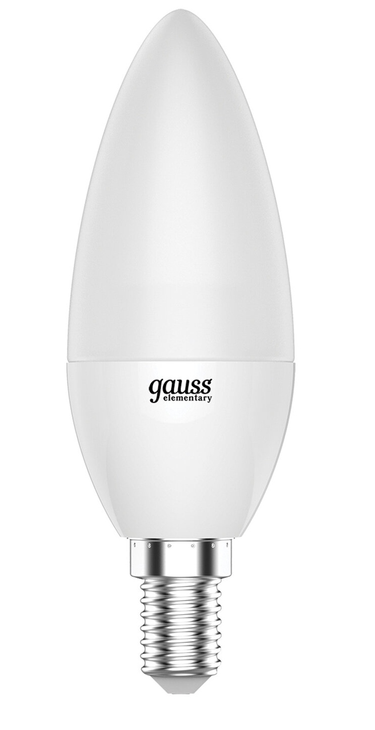 картинка Лампа светодиоднаяцоколь Е14, свеча, нейтральный белый, 25000 ч, GAUSS, LED B37-10W-4100-E14, 33120 от магазина Альфанит в Кунгуре