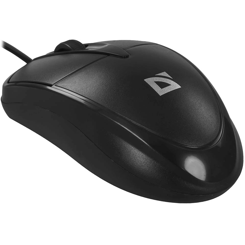 картинка Мышь проводная Defender Trace MB-989, 1000 dpi, USB, черный, 52989 от магазина Альфанит в Кунгуре