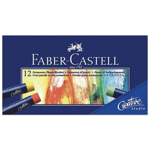 картинка Пастель масляная, 12 цв, "Oil Pastels", Faber-Castell, 127012 от магазина Альфанит в Кунгуре