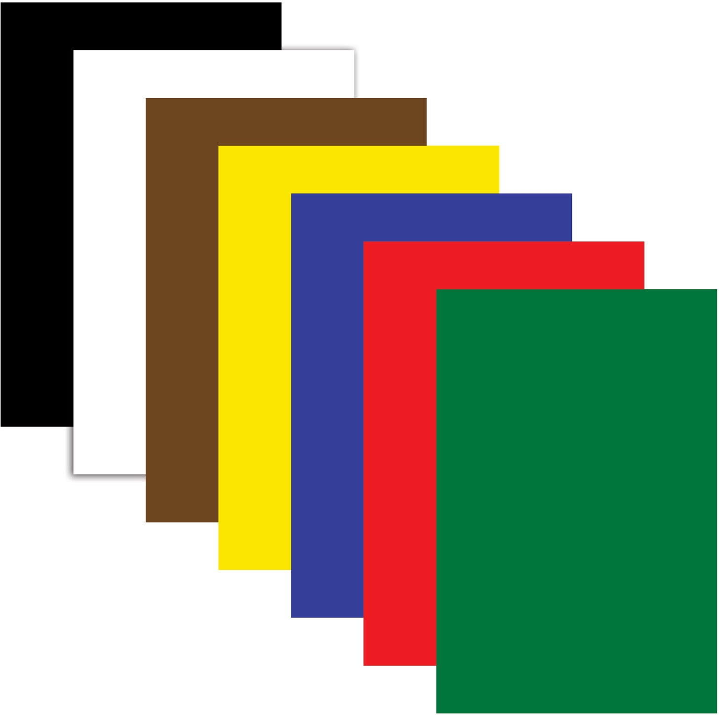 картинка Картон цветной, А4, 7 л, 7 цв, немелованный, матовый, ПИФАГОР, 127051 от магазина Альфанит в Кунгуре