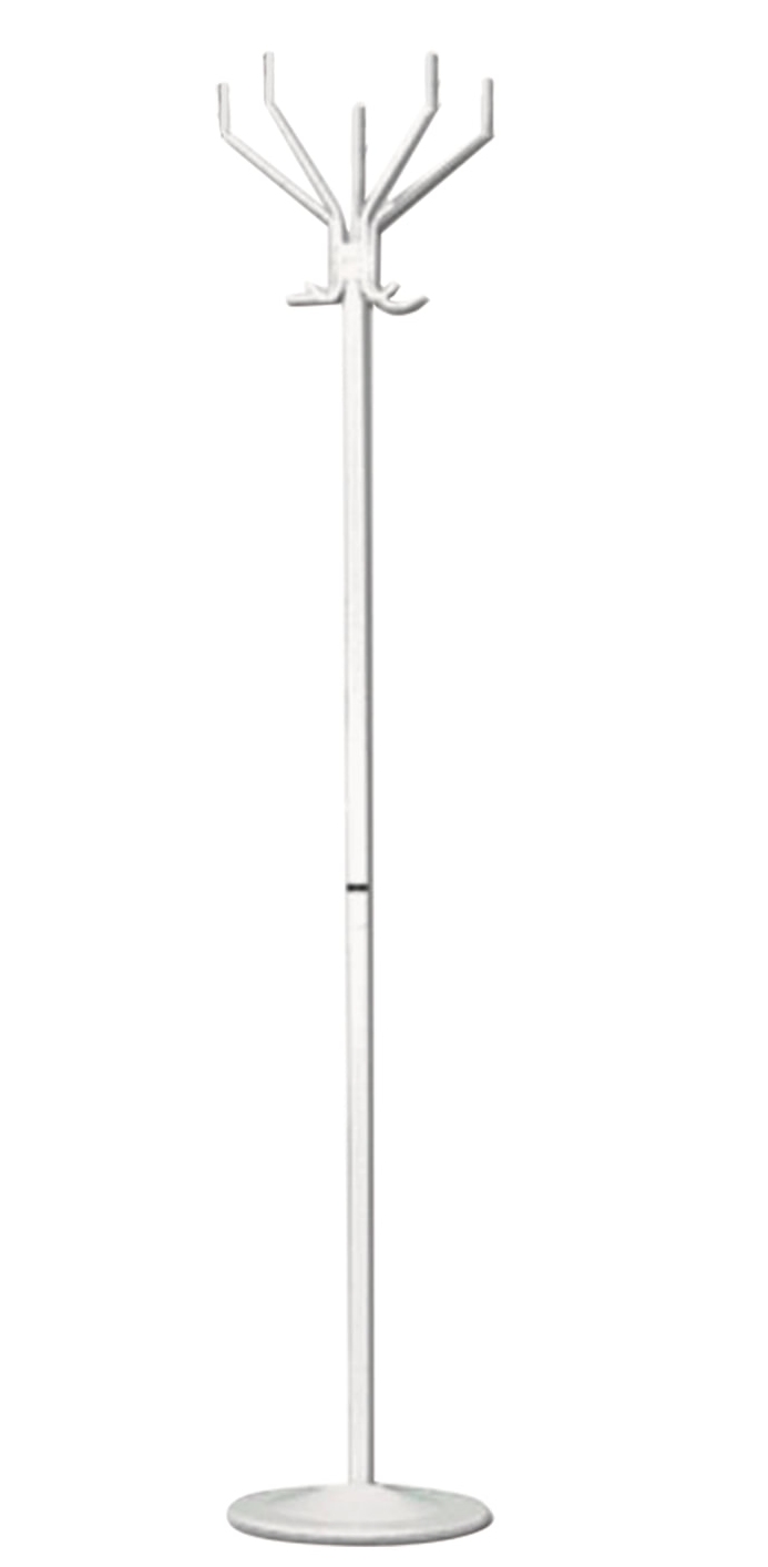 картинка Вешалка-стойка, 1,88 м, металл, белая, 5 крючков, "Т22", Титан, 600104 от магазина Альфанит в Кунгуре