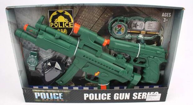 картинка Набор оружия, 38*5*20 см, с аксессуарами, "Полиция", 613-1 от магазина Альфанит в Кунгуре
