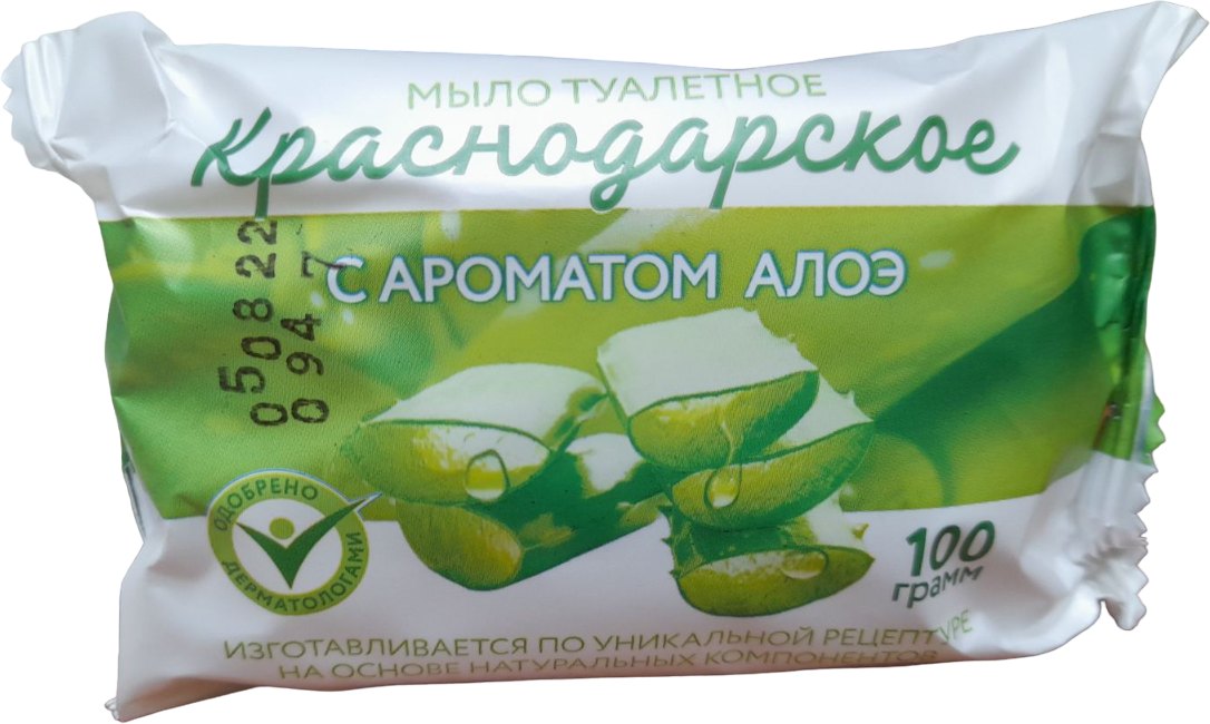 картинка Мыло, 100 гр, "Краснодарское. Алоэ", Меридиан от магазина Альфанит в Кунгуре