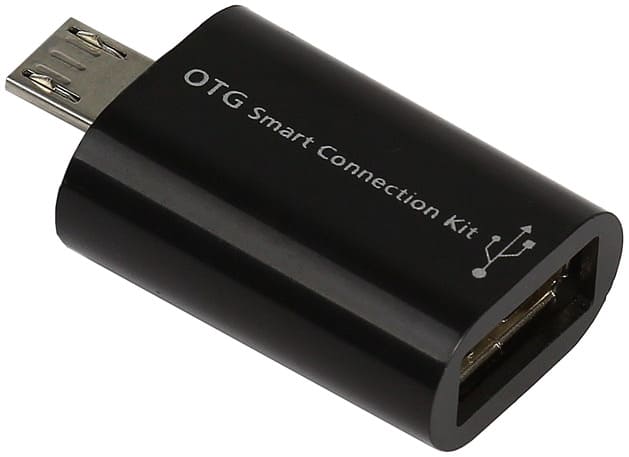 картинка Переходник OTG SmartBuy, Micro-USB to USB-A, черный, универсальный, SBR-OTG-K от магазина Альфанит в Кунгуре