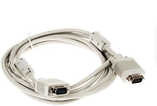 картинка Кабель VGA - VGA Gembird 3 м, 3-й экран, ферритовые кольца, серый, CC-PPVGA-10-B от магазина Альфанит в Кунгуре