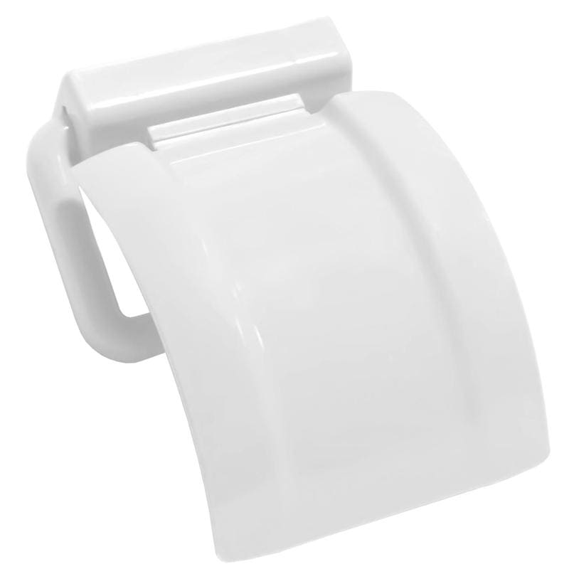 картинка Держатель для туалетной бумаги, пластик, мраморный, белый, М2225 от магазина Альфанит в Кунгуре