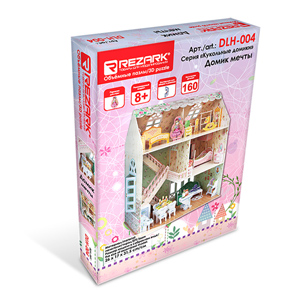 картинка Модель для сборки, "Кукольный домик. Домик мечты", Rezark, DLH-004 от магазина Альфанит в Кунгуре