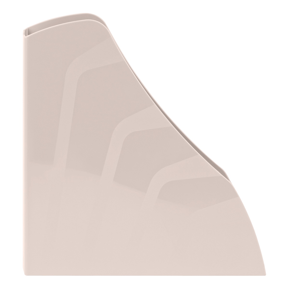 картинка Лоток для бумаг вертикальный 1 отдел, 275*265*80 мм, пластик, розовый, "Вектор", СТАММ, ЛТВ-30444 от магазина Альфанит в Кунгуре