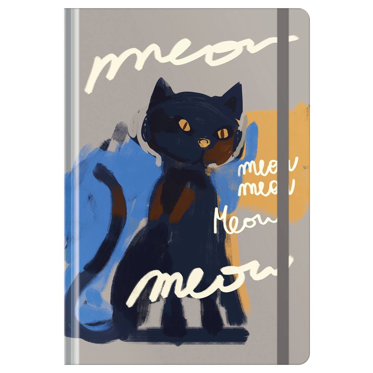 картинка Ежедневник недатированный, А5, 128 л, на резинке, "Meow-meow", BG, Ен5_7БЦ128_лc_р 12384 от магазина Альфанит в Кунгуре