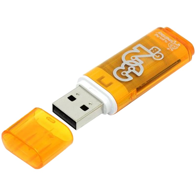 картинка Флеш-диск SmartBuy 32 GB, Glossy, оранжевый, SB32GBGS-Or от магазина Альфанит в Кунгуре