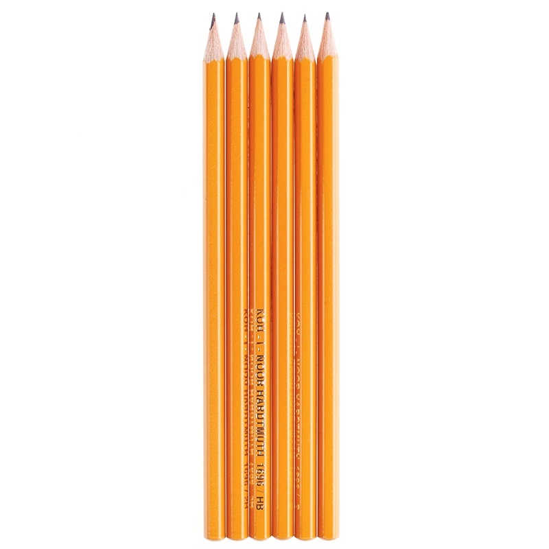 картинка Набор чернографитных карандашей, 6 шт, 2H (2Т) - 2B (2М), дерево, "1696", Koh-i-Noor, 1696006041TE от магазина Альфанит в Кунгуре