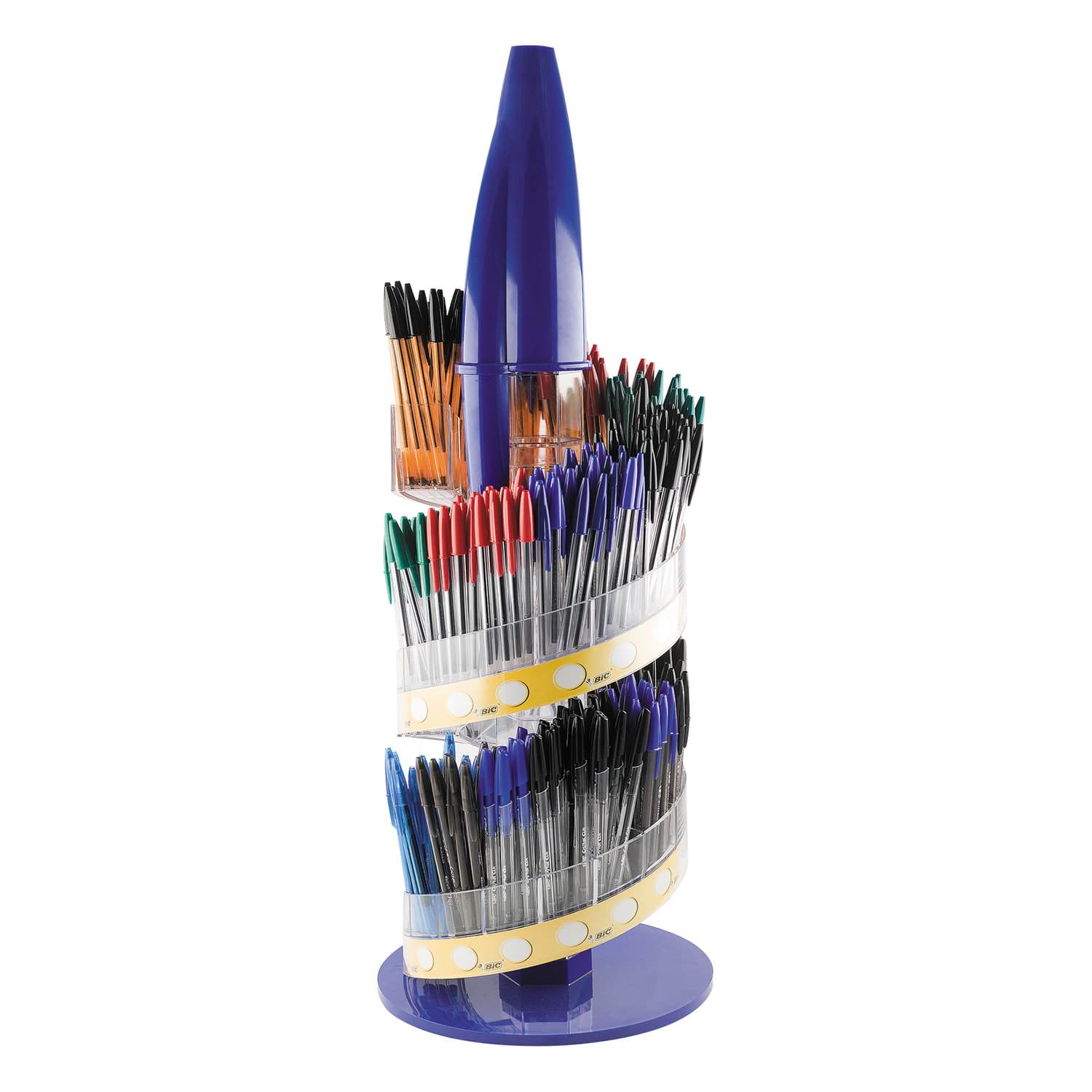 картинка Дисплей настольный для размещения ручек BIC, 25*25*68 см, 32 отделения, 894219, 502197 от магазина Альфанит в Кунгуре