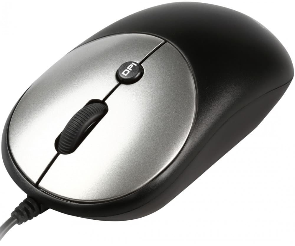 картинка Мышь проводная SmartBuy 382 One, 800-1200 dpi, USB, черный/серый, SBM-382-G от магазина Альфанит в Кунгуре