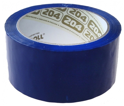 картинка Скотч цветной, 48мм*66м, d.m. 43, синий, Nova Roll, 0120-440Х от магазина Альфанит в Кунгуре