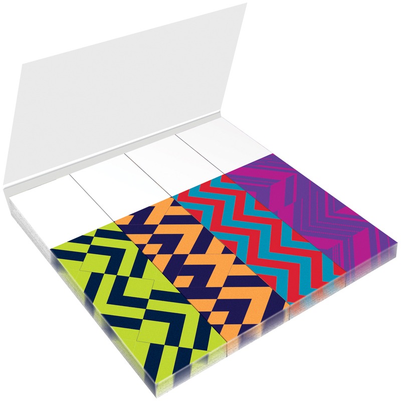 картинка Закладки-флажки самоклеящиеся, 1,8*7 см, 25 л, 4 цв, бумага, "Zigzag", Berlingo, LSz_41132 от магазина Альфанит в Кунгуре