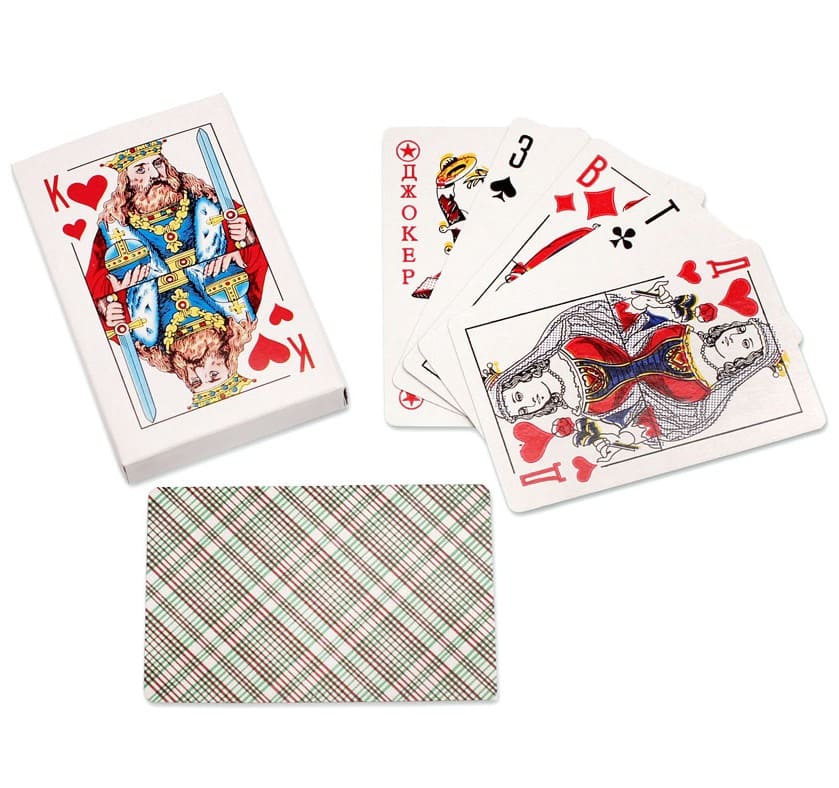 картинка Игральные карты, 1 колода, 54 карты от магазина Альфанит в Кунгуре