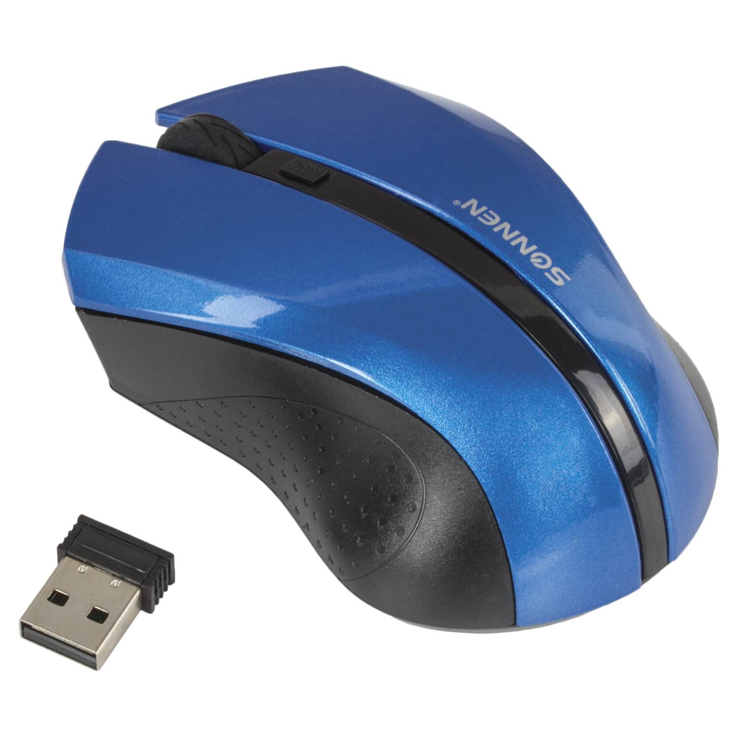 картинка Мышь беспроводная SONNEN WM-250Bl, 1600 dpi, USB, синий, 512644 от магазина Альфанит в Кунгуре