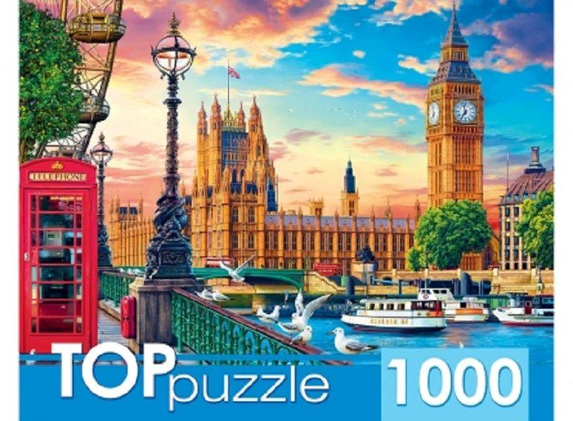 картинка Пазл 1000 эл., "Великобритания. Лондон", Рыжий кот, XТП1000-2167 от магазина Альфанит в Кунгуре