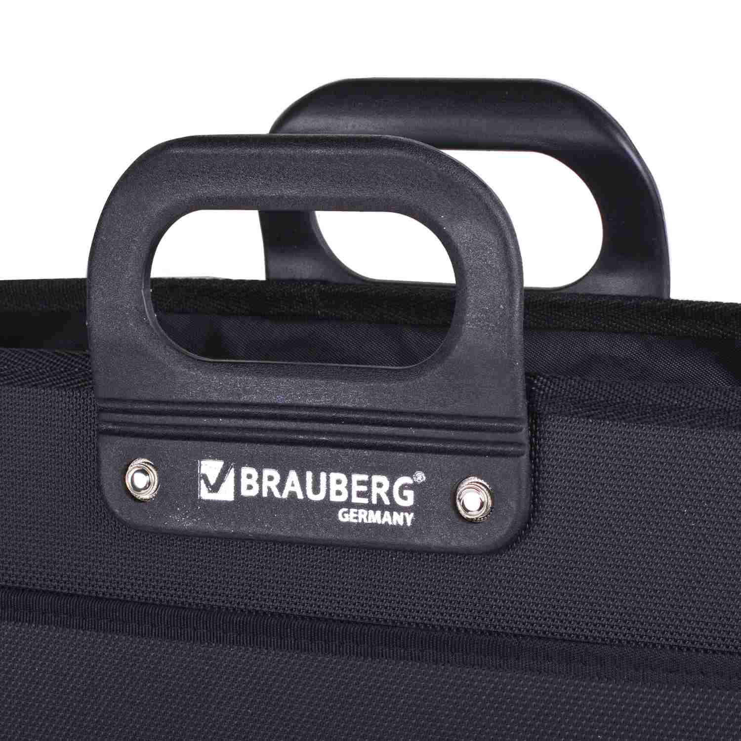 картинка Портфель, А3, 3 отдела, пластик, черный, "Портфолио", BRAUBERG, 223081 от магазина Альфанит в Кунгуре