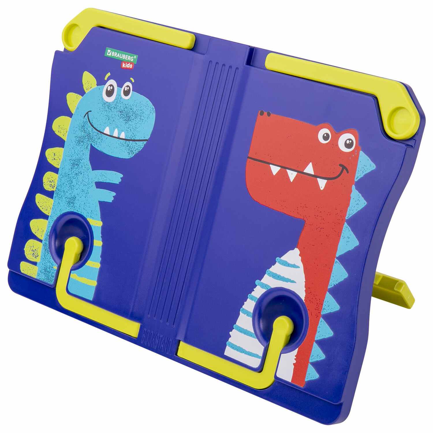 картинка Подставка для книг, регулируемый наклон, ABS-пластик, "Dinosaurs", BRAUBERG KIDS, 238060 от магазина Альфанит в Кунгуре