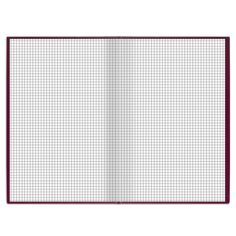 картинка Книга учета, А4, 96 л, клетка, твердая, бумвинил, бордовая, BRAUBERG, 130224 от магазина Альфанит в Кунгуре