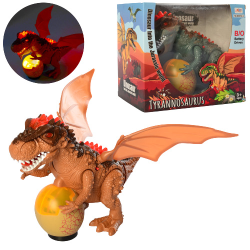 картинка Игровая фигурка, 22,5*14*20 см, в коробке, на батарейках, "Динозавр с яйцом", M8018-6 от магазина Альфанит в Кунгуре