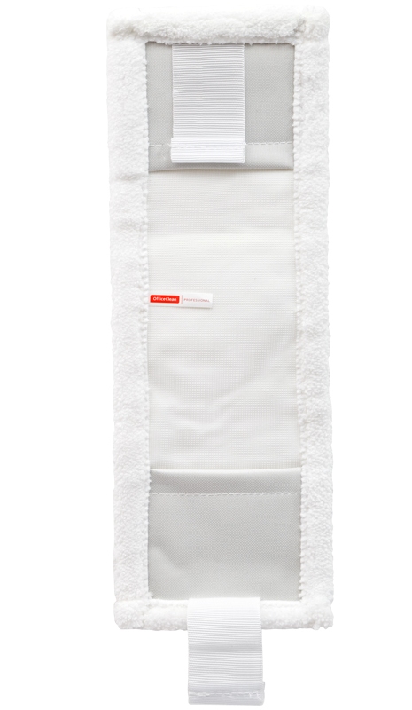 картинка Насадка МОП для швабры, 40*12 см, микрофибра, белый, "Professional", OfficeClean, 303081 от магазина Альфанит в Кунгуре