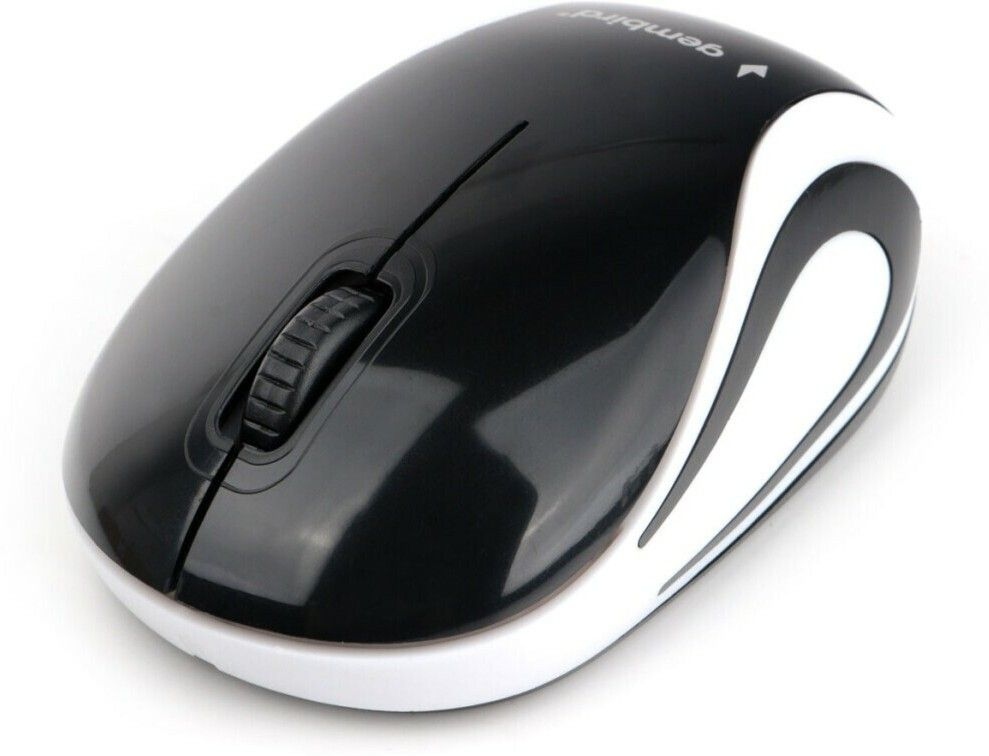 картинка Мышь беспроводная Gembird MUSW-610, 1200 dpi, черный/белый от магазина Альфанит в Кунгуре