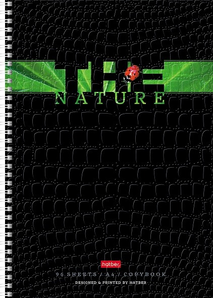 картинка Тетрадь 96 л, А4, клетка, спираль, "Nature", Hatber, 96Т4тВ1гр 072851 от магазина Альфанит в Кунгуре