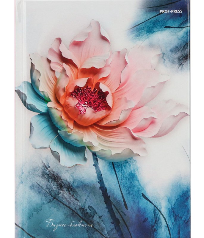 картинка Блокнот, А6, 80 л, клетка, сшитый блок, "Роскошный цветок", ProfPress, Б80-6757 от магазина Альфанит в Кунгуре