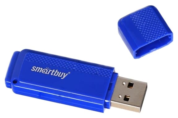 картинка Флеш-диск SmartBuy 32 GB, Dock синий, SB32GBDK-B от магазина Альфанит в Кунгуре