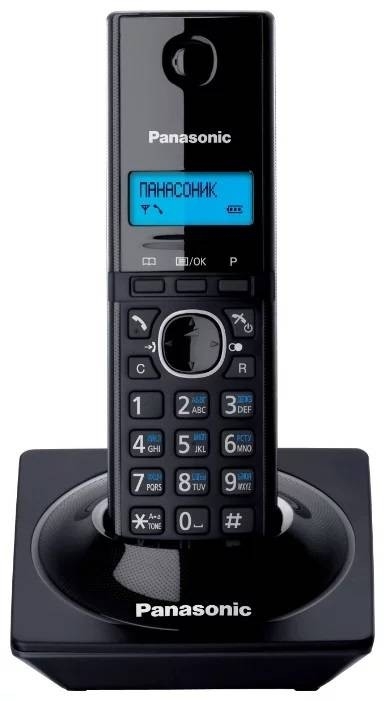картинка Радиотелефон Panasonic KX-TG1711RUB, черный от магазина Альфанит в Кунгуре